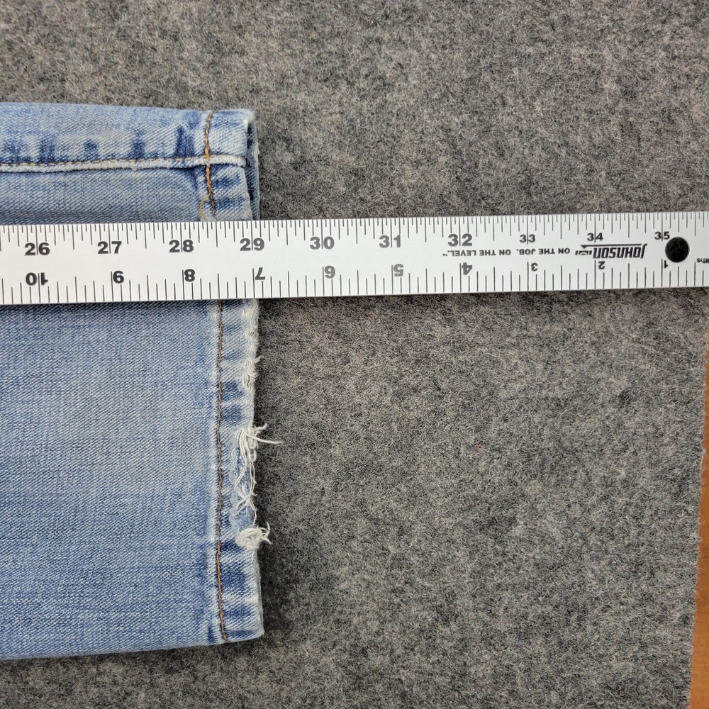 Lucky Brand Jeans Mens 36x30 Blue Denim Y2k Streetwear 221 Original Straight Leg - Picture 11 of 14